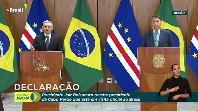 Declaração à Imprensa dos presidentes Jair Bolsonaro e Jorge Carlos Fonseca