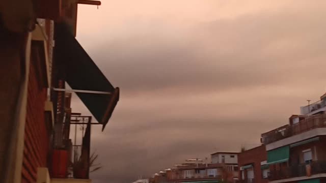 Barcelona sky footage 9/16/2022