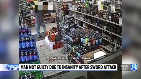 Man found not guilty due to insanity for sword attack, robbery