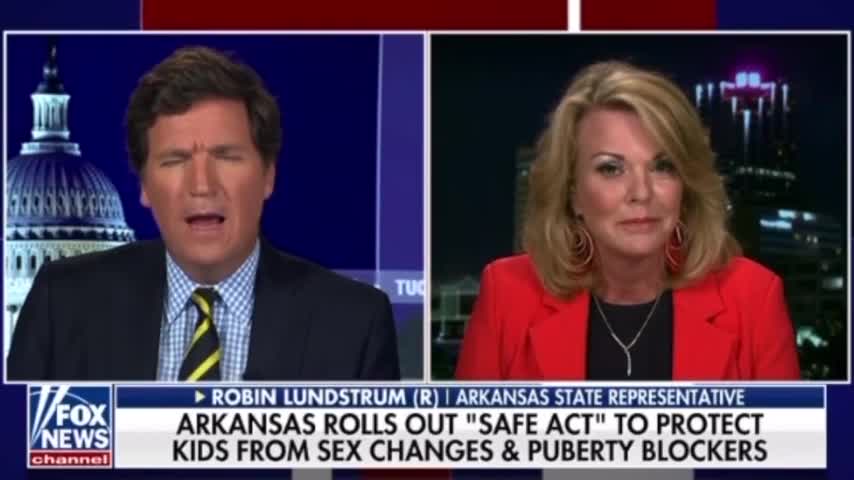 Tucker & Arkansas State Rep Lundstrum slam the practice of transitioning minors!!