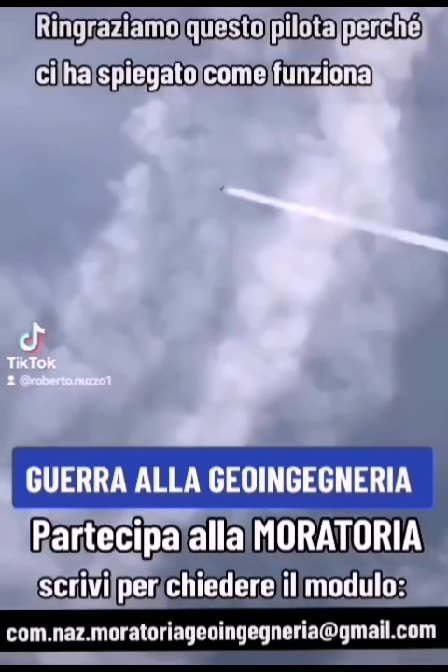 All'interno troverai le istruzioni per partecipare alla MORATORIA per la GEOINGEGNERIA