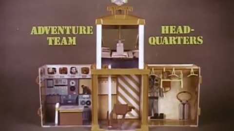 G.I. Joe Adventure Team Headquarters TV Commercial from Hasbro circa 1975