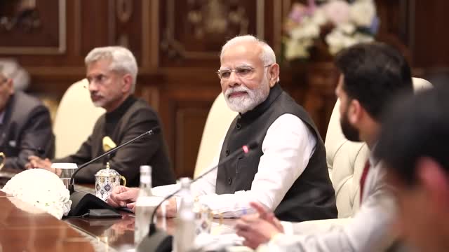 PM Modi's bilateral meeting with President of Uzbekistan