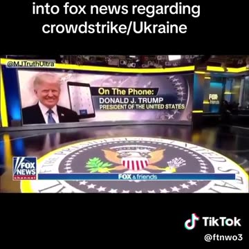 ⚡️ FLASHBACK: TRUMP TO FOX News: Ukraine Owns CROWDSTRIKE, Got the DNC SERVER