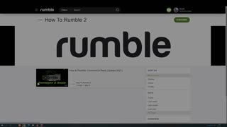Create A Rumble Channel