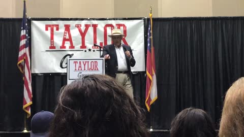 Lin Wood in Dalton Georgia at Patriots Unite Rally - Taylor4Governor