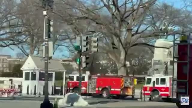 Why is Pennsylvania Avenue blocked off