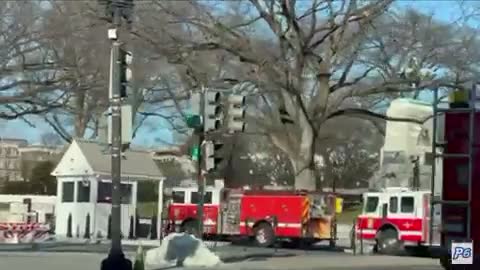 Why is Pennsylvania Avenue blocked off