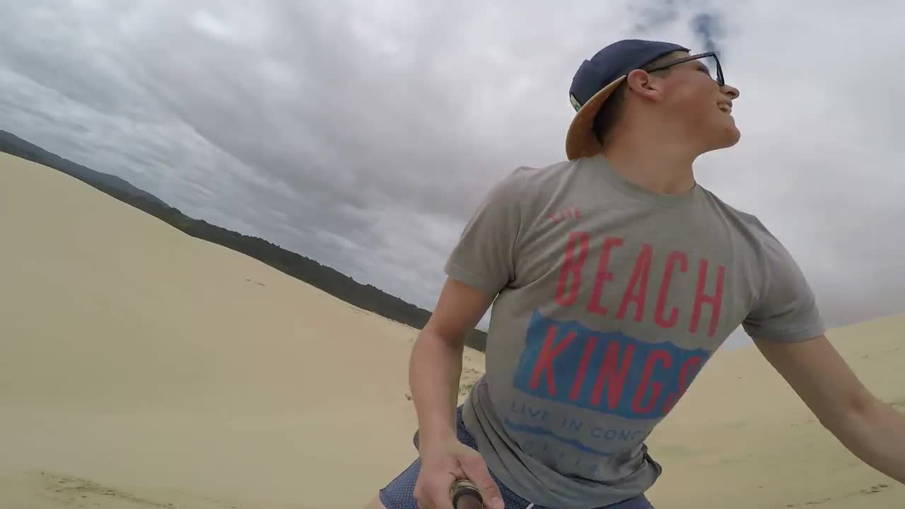 New zealand go pro sand surf fail