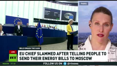 EU chief tells people to send their energy bills to Russia... they weren't amused