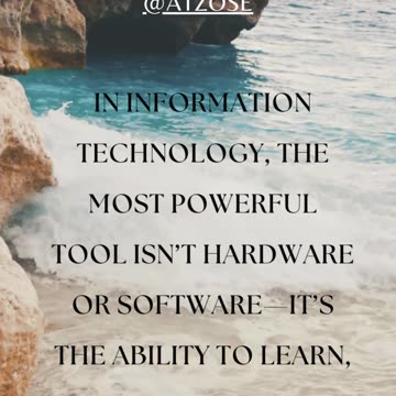 Quote of the day @atzose (A to Z of Software Engineering)