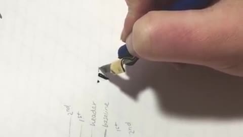 Copperplate Calligraphy Basics (Engrosser's Script)