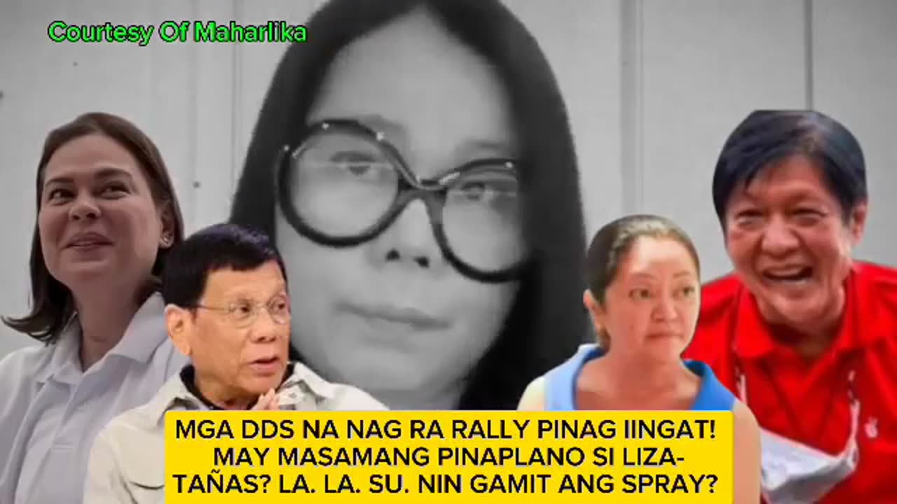 BA.BA.LA NG PUTING A.HAS! DDS RALLY LA.LA.SU.NIN LIZA.TANAS? MAG I SPRAY SA HANGIN NG LA.SON?