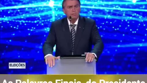 PALAVRAS FINAS DO PRESIDENTE BOLSONARO, QUE DOEU NA ALMA DO LULA