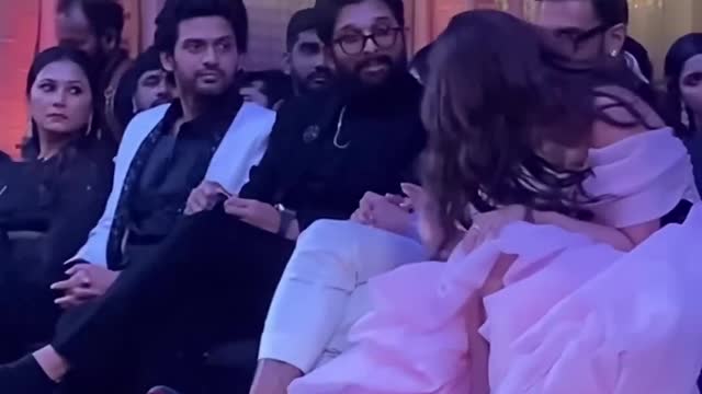 South actor allu arjun attend the show