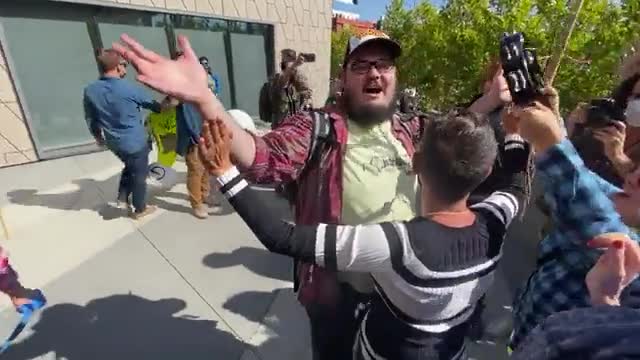 Man Interrupts Protest Against Dave Chappelle's Netflix Special. Protesters Were Not Happy.