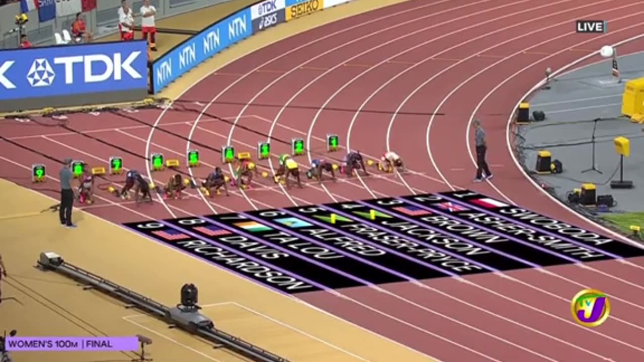 Women 100m championship final