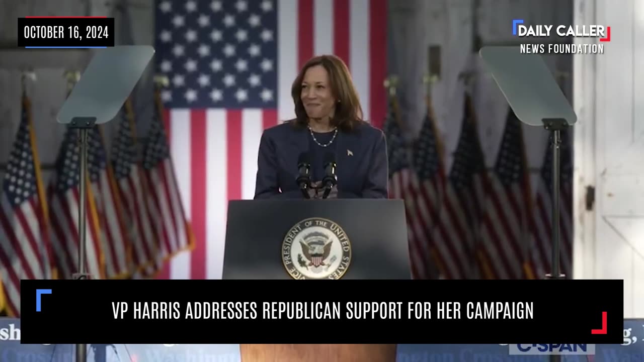 VP Harris Addresses Republican Support for Her Campaign