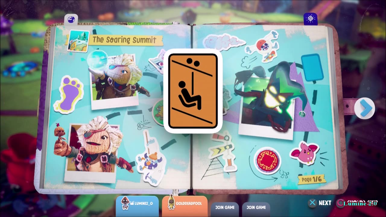 Sackboy A Big Adventure (PS4) (68) Snowman Left Behind (Book of Dreams)