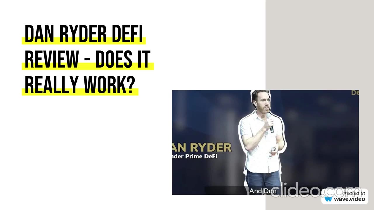 Dan Ryder DeFi Review – ⚠️Is Dan Ryder Crypto Cashflow HOAX or LEGIT⚠️