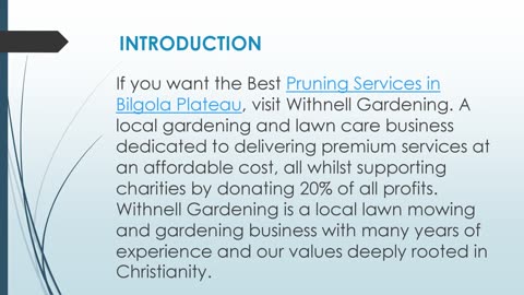 Best Pruning Services in Bilgola Plateau