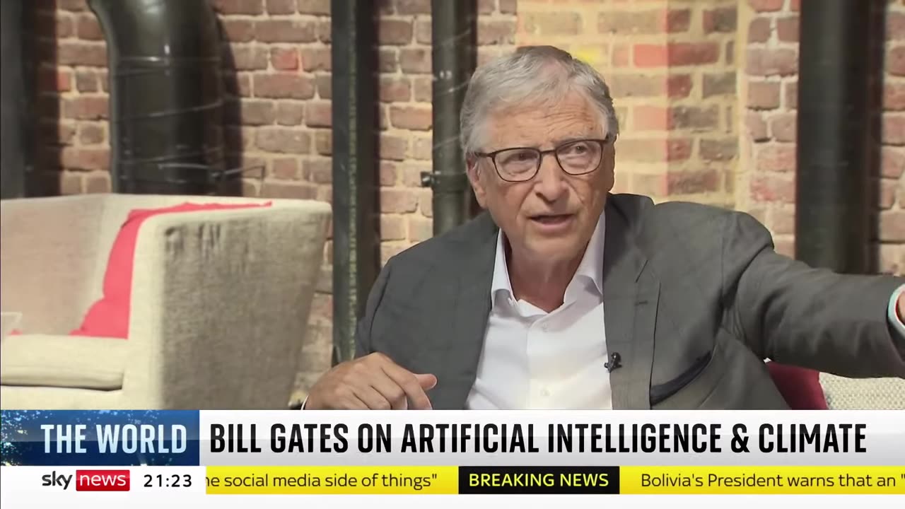 Bill Gates: La inteligencia artificial facilitará la lucha contra el cambio climático