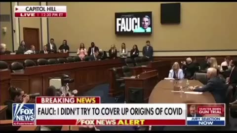 Fauci can't talk his way out of the audio of his own words being played back to him at the hearing.