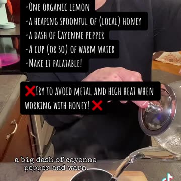 3 Ingredient concoction with GREAT BENEFITS!!!