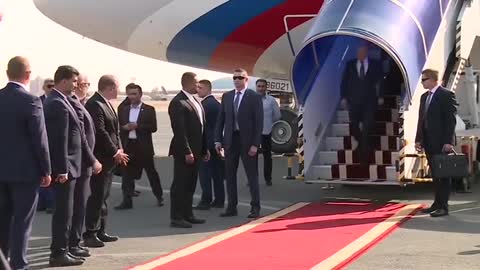 Vladimir Putin's Arrival in Iran