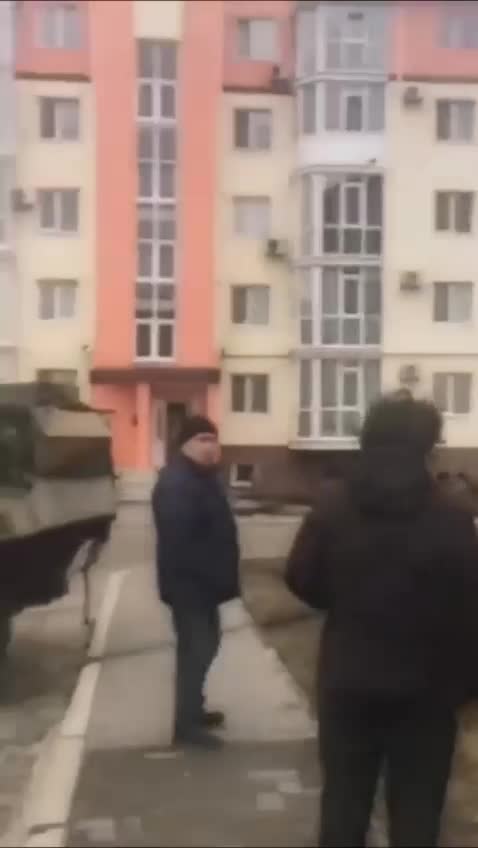 children (who are hiding from the war there).