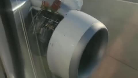 Plane Engine Held Together With Tape