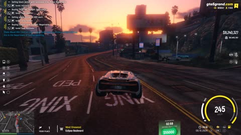 GTA V - Grand RP EN1 - Bugatti Chiron - Corrida de Rua de 08-10-2024 - 20:15 - Sargento Rodrigues