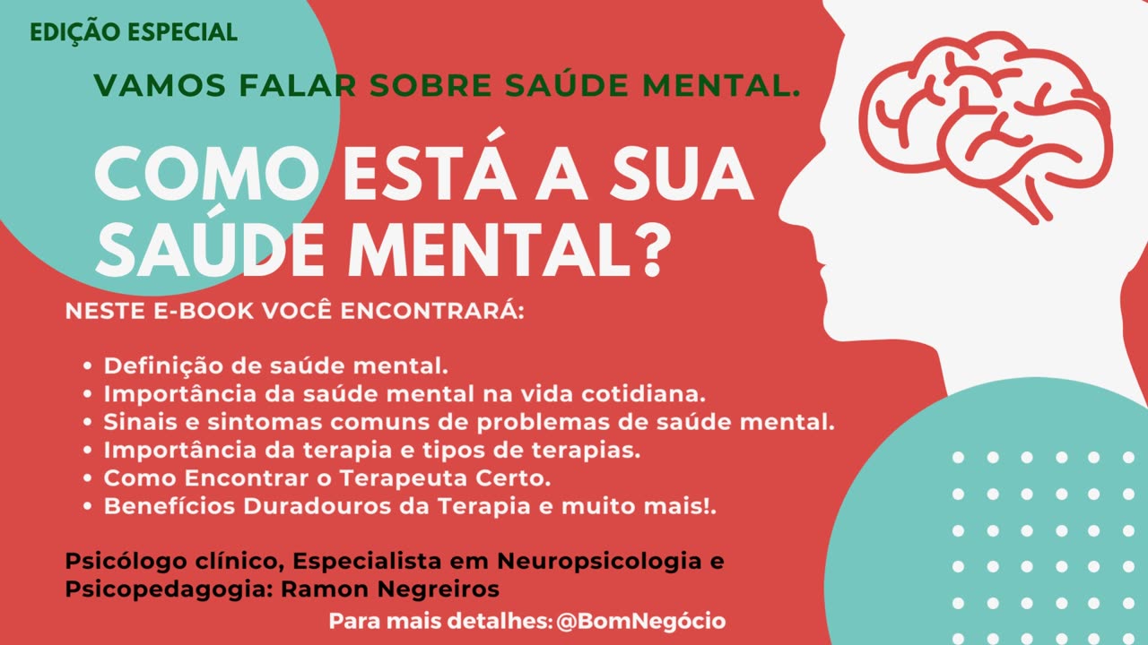 COMO ESTÁ A SUA SAÚDE MENTAL?