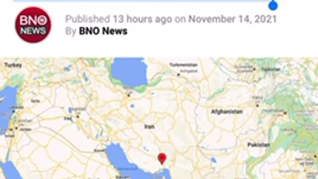 In the news 11/14/2021 WORLDStrong earthquakes hit southern Iran, felt in Dubai.