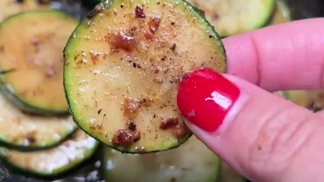 DuckFatChiliOilZucchini#cooking#zucchini.