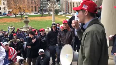 Day 5 Stop The Steal Michigan State Capitol Nick Fuentes and John Doyle