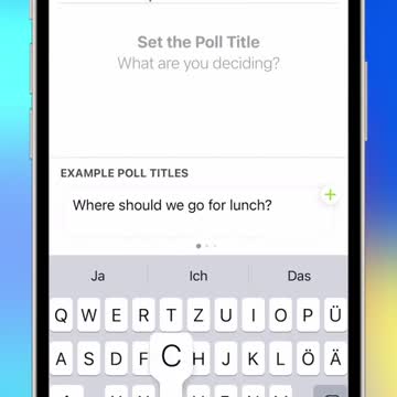 #ad Check out Polls for iMessage #pollsforimessage