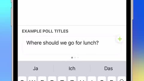 #ad Check out Polls for iMessage #pollsforimessage