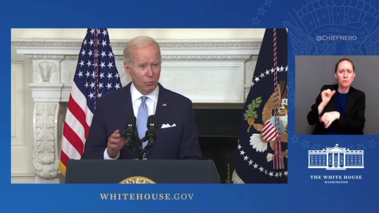 Biden on Latest GDP Numbers: "That Doesn't Sound Like a Recession to Me"