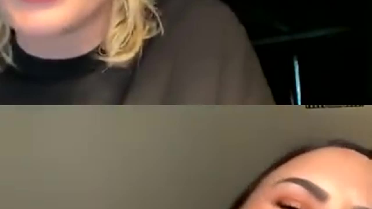 Miley Cyrus and Demi Lovato Instagram Live