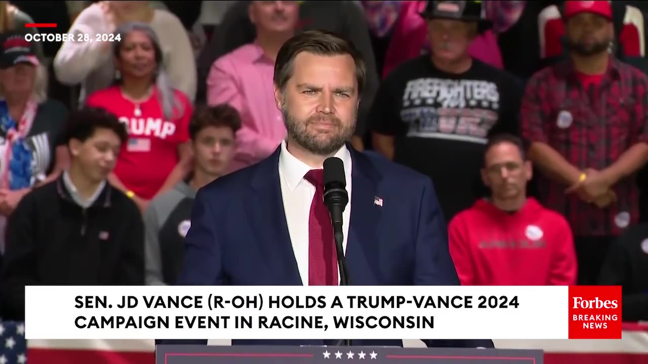 JD Vance Responds To Reporter Asking About Tony Hinchcliffe's Remarks At Madison Square Garden Rally