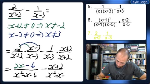 Adding rational equations