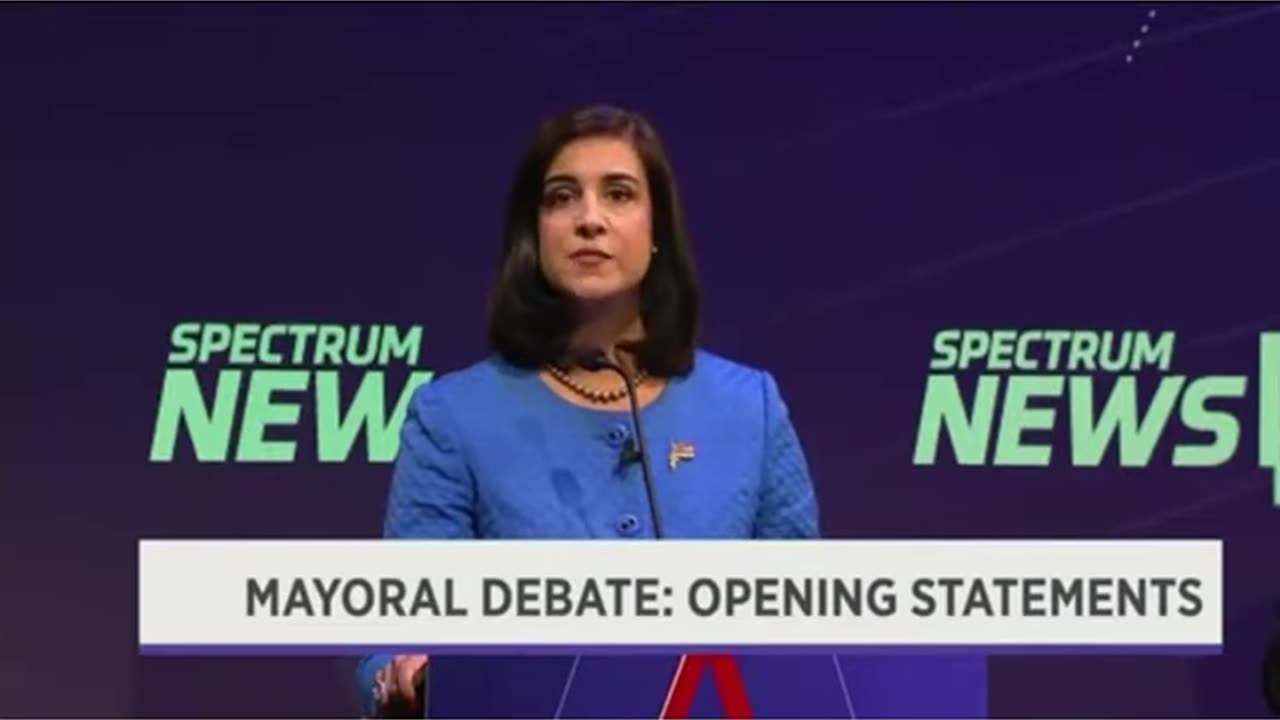 (10/20/17) Opening statements - NYC Mayoral Debate Clip