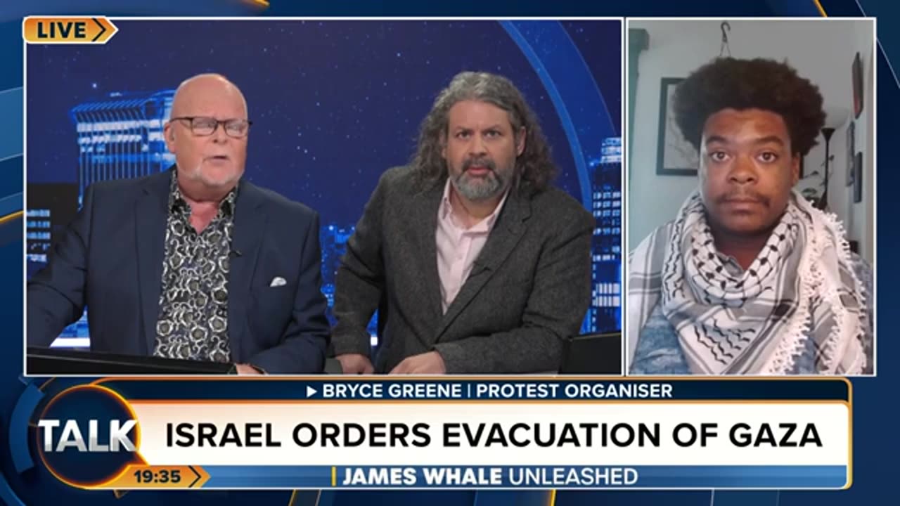 Pro-Palestine Protester KICKED Off Show By Presenter James Whale