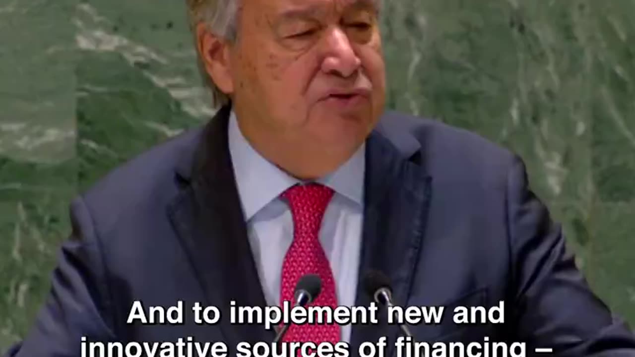 UN Chief Guterres: 'Fossil Fuel Industry Profits While People Bear the Costs of Climate Catastrophe'