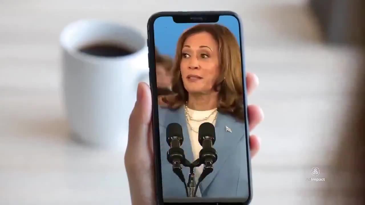 🚨BREAKING: Trump just unleashed a GENIUS ad of Kamala Harris debating herself.