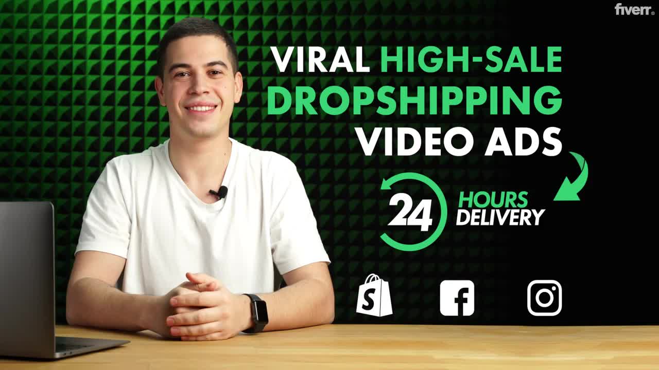 I Will Create Viral Shopify Dropshipping Video Ads