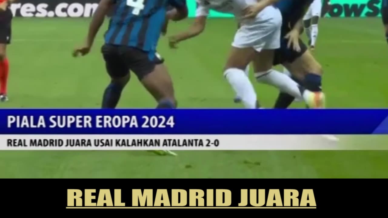 Real Madrid Champion Of Super Euro Cup 2024