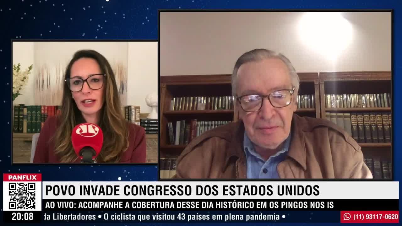 Olavo de Carvalho comenta invasão do Congresso dos EUA