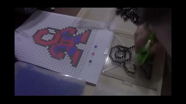 Spider Man Perler Bead Art ASMR